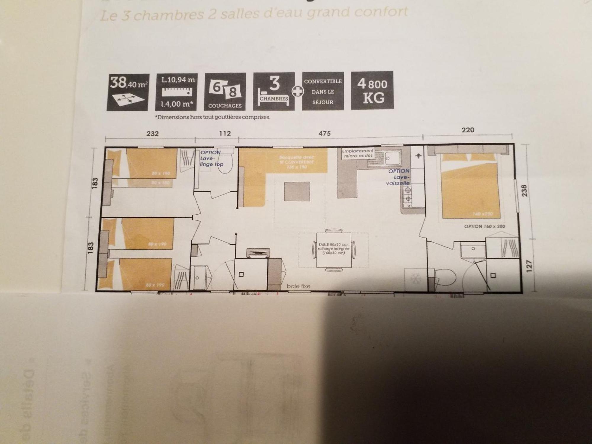 Mobil Home Aventura 6-8 Personnes Tout Confort Сен-Бревен-ле-Пен Экстерьер фото
